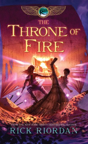 Rick Riordan The Throne Of Fire Large Print 
