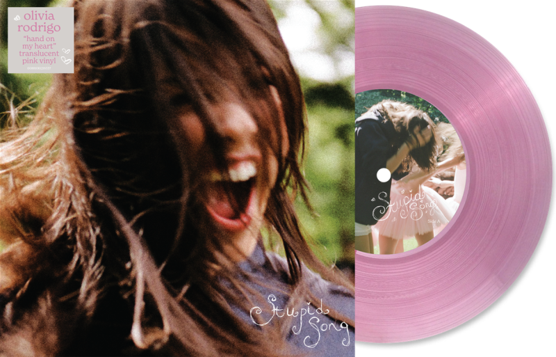 Olivia Rodrigo/stupid song (Translucent Pink Vinyl)