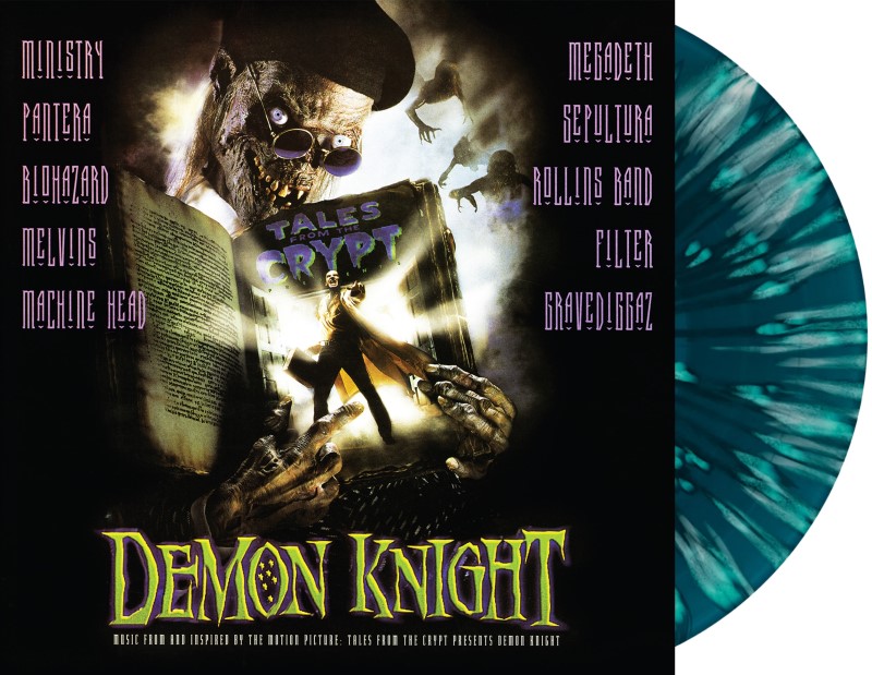 TALES FROM THE CRYPT PRESENTS: Demon Knight/Original Motion Picture Soundtrack (BLUE & WHITE CRYPTKEEPER HALLOWEEN SPLATTER VINYL)