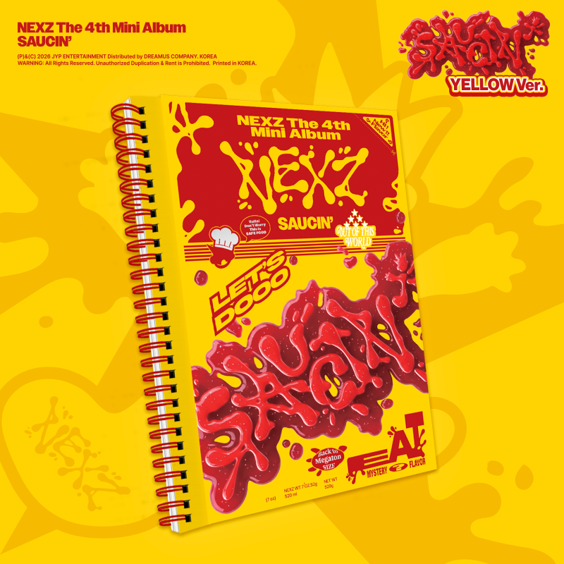 Nexz | The 4th Mini Album SAUCIN' [YELLOW VER.]