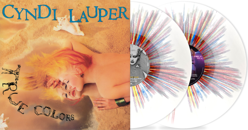 Cyndi Lauper/True Colors (40th Anniversary) (Rainbow Sprinkle Vinyl)