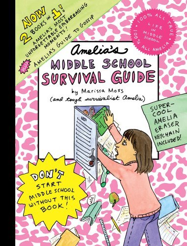 Marissa Moss/Amelia's Middle School Survival Guide@ Amelia's Most Unforgettable Embarrassing Moments,@Bind-Up
