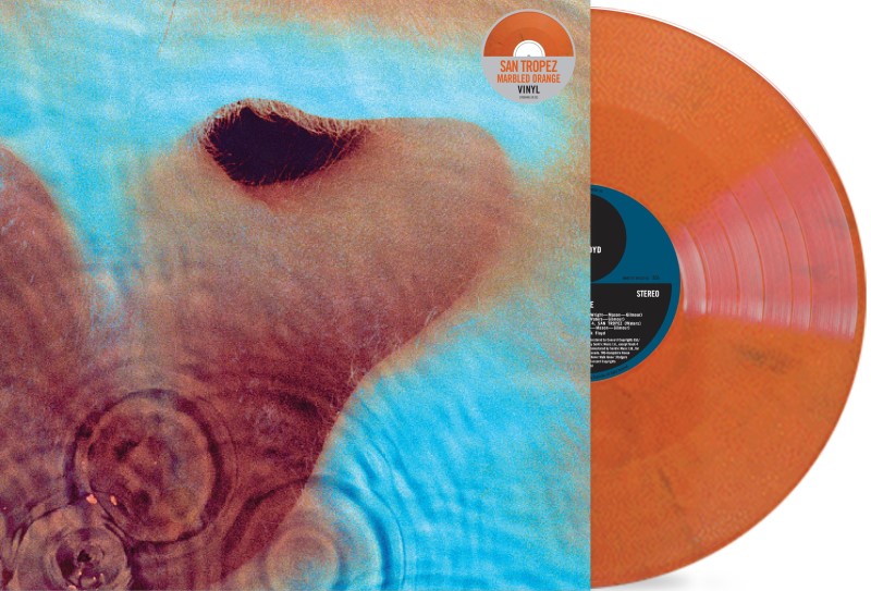 Pink Floyd/Meddle (San Tropez Orange Marble Vinyl)