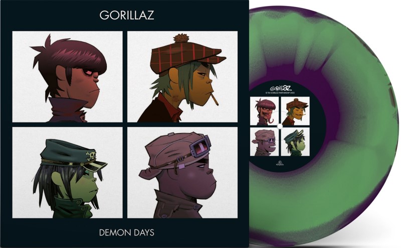 Gorillaz/Demon Days (Green, Purple, & Red Vinyl)