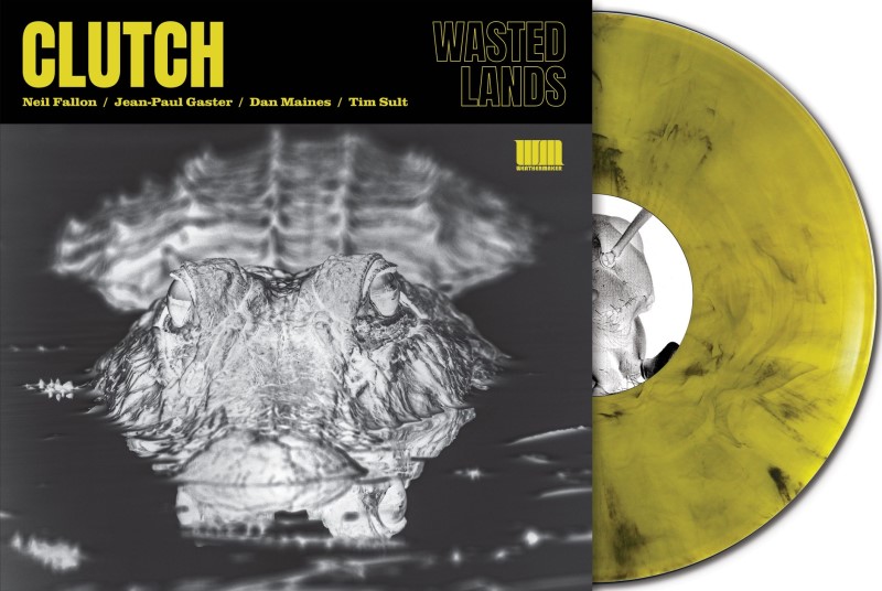 Clutch/Wasted Lands (Yellow Black Marble Vinyl)@Indie Exclusive