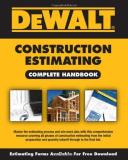 Adam Ding Dewalt Construction Estimating Complete Handbook 
