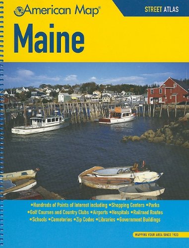 American Map Corporation Maine Street Atlas 