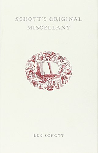 Ben Schott/Schott's Original Miscellany