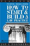 Jay G. Foonberg How To Start & Build A Law Practice 0005 Edition; 