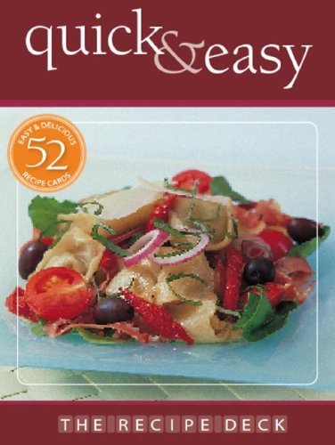 Chain Sales Marketing Recipe Deck Quick & Easy 