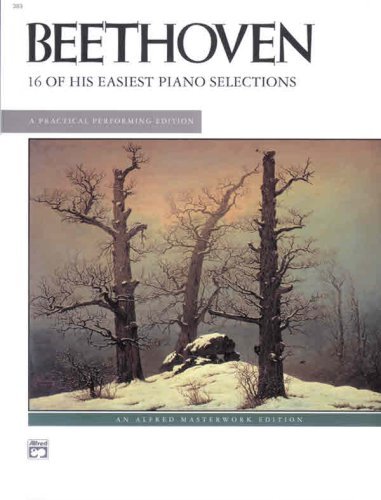 Beethoven Ludwig Van Palmer Willard A. Beethoven 16 Easiest Selections (alfred Masterw 