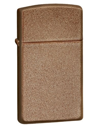 ZIPPO LIGHTER/SLIM COPPER SPARKLE MATTE