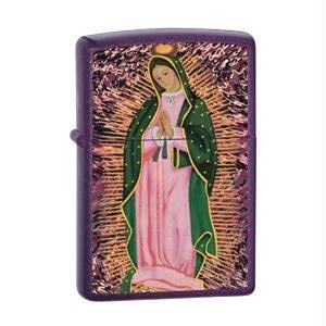 Zippo Lighter/Blessed Mother, Purple Shimmer
