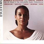 S. Barber/Roberta Alexander Sings@De Waart/Alexander/Netherlan