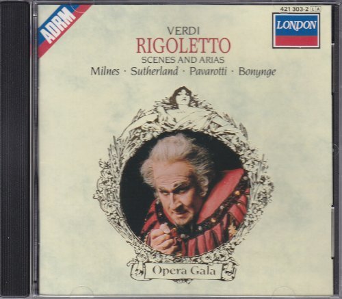 G. Verdi/Rigoletto-Hlts@Sutherland/Pavarotti/Milnes@Bonynge/London Sym Orch
