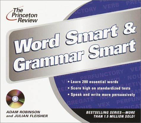 Adam Robinson Princeton Review Word Smart & Grammar Smart CD The 