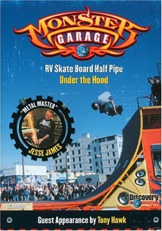 Monster Garage/Rv Skate Board Half Pipe & Und@Clr@Nr