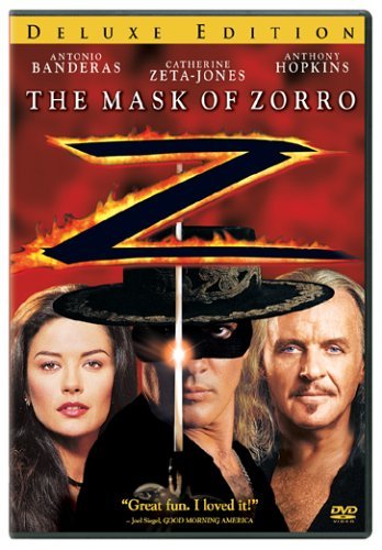 The Mask of Zorro (1998)/Antonio Banderas, Anthony Hopkins, and Catherine Zeta-Jones@PG-13@DVD