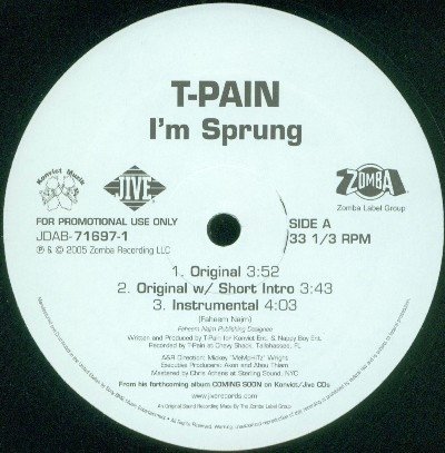 T-PAIN/I'M SPRUNG