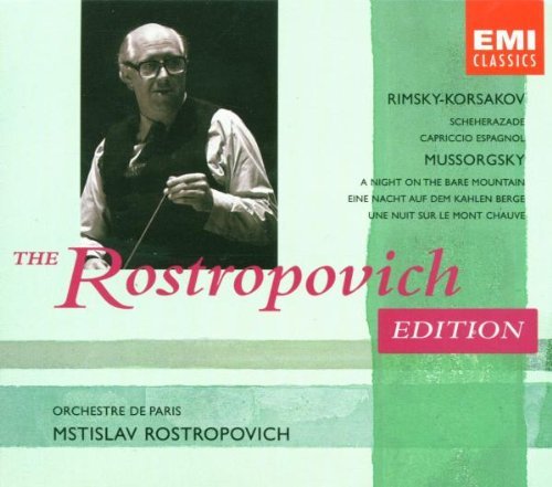 Rimsky-Korsakov/Mussorgsky/Scheherazade/Night On Bald Mou@Rostropovich/Paris Orch