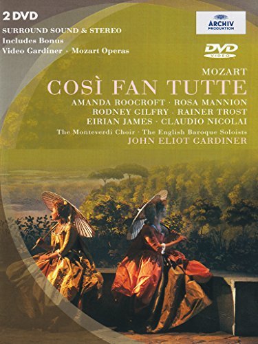 Wolfgang Amadeus Mozart Cosi Fan Tutte Comp Opera Various Gardiner English Baroque Soloi 