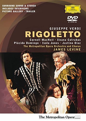 Giuseppe Verdi Rigoletto Comp Opera Domingo*placido (ten) Levine Met Opera Orch 