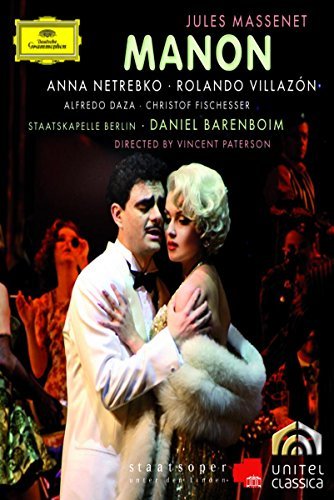 J. Massenet Manon Clr Blu Ray Netrebko Villazon Barenboim St 