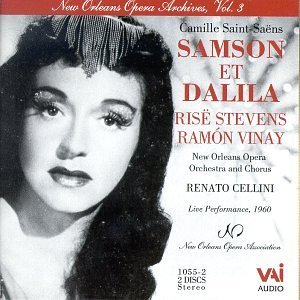 C. Saint Saens Samson & Dalila Complete Opera Stevens (sop) Vinay (ten) Cellini 