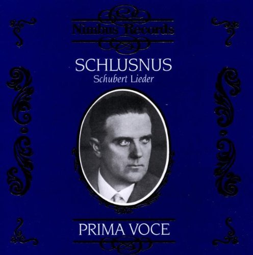 Heinrich Schlusnus/Schubert Lieder (1927-1943)@Schlusnus/Rupp/Peschko