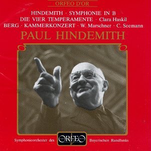 P. Hindemith/Sym In B/Four Temperaments/Kam@Haskil/Marschner/Seeman@Hindemith/Bavarian Rso