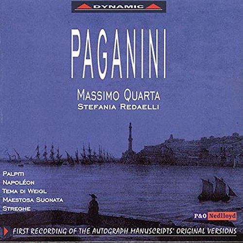 N. Paganini/Palpiti/Napoleon/Var Theme Wei@Quarta (Vn)/Redaelli (Pno)