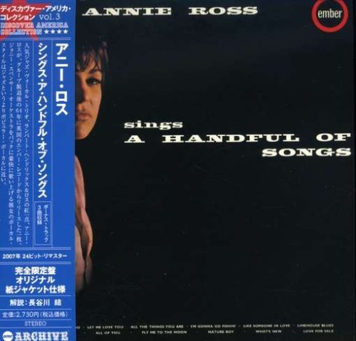 Annie Ross/Sings A Handful Of Songs (Mini@Import-Jpn@Incl. Bonus Tracks/Paper Slee