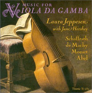 De Machy Schaffrath Mozart Music For Viola Da Gamba Jeppesen Hershey (va Da Gamba 