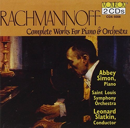 S. Rachmaninoff/Con Pno 1-4 Comp/Rhaps Paganin@Simon*abbey (Pno)@Slatkin/St. Louis So