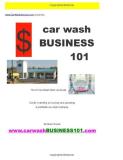 Buzz Glover Car Wash Business 101 The #1 Car Wash Start Up Guide 