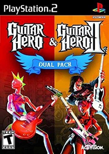 Ps2 Guitar Hero 1 & 2 Games 