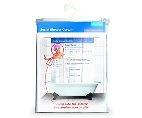 Social Shower Curtain/