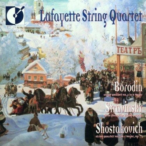 Borodin/Stravinsky/Qt Str 2/3/Three Pieces For St@Lafayette Str Qt