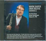 Wayne Rapier Wayne Raper Live Recital No. 3 