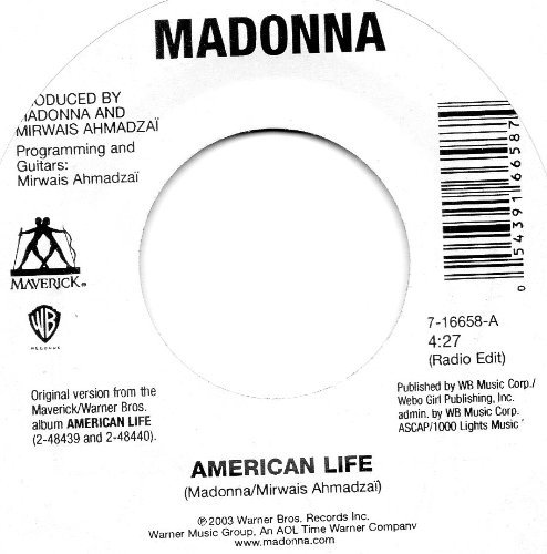 Madonna/American Life@7 Inch Single