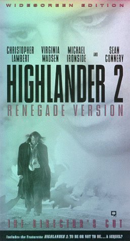 Highlander 2-Renegade Version/Lambert/Connery/Madsen@Clr/Cc/Dss/Ws@R/Dir. Cut