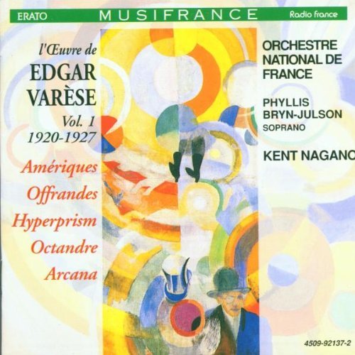 E. Varese Orchestral Works Vol 1 Bryn Julson*phyllis (sop) Nagano Orch Natl De France 