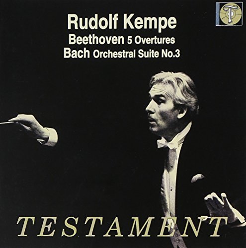 Beethoven/Bach/Overtures/Ste Orch 3@Kempe/Berlin Phil