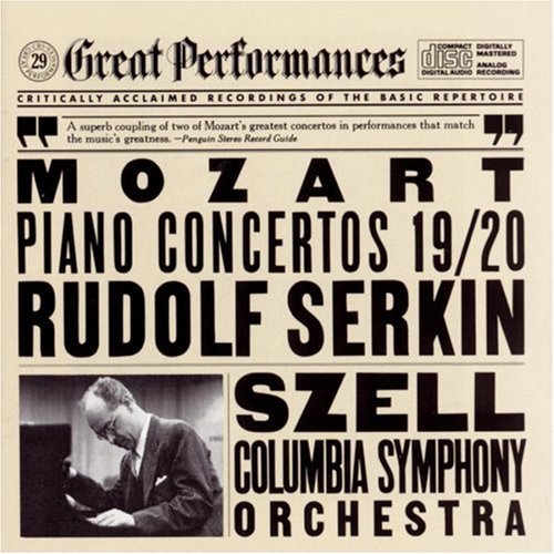 W.A. Mozart/Con Pno 19/20@Serkin*rudolf (Pno)@Szell/Columbia So