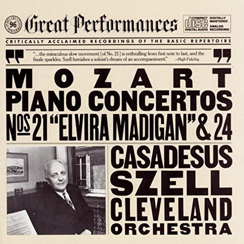 Wolfgang Amadeus Mozart/Concerto Nos 21 & 24@Casadesus*robert (Pno)@Szell/Cleveland Orch