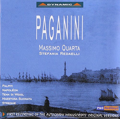 N. Paganini/Palpiti/Napoleon/Var Theme Wei@Quarta (Vn)/Redaelli (Pno)