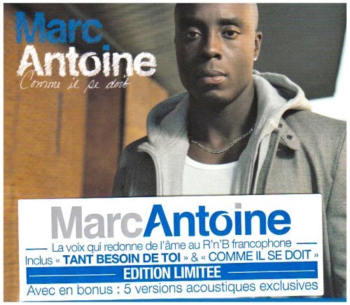 Marc Antoine/Comme Il Se Doit@Import-Eu@Lmtd Ed./2 Cd Set