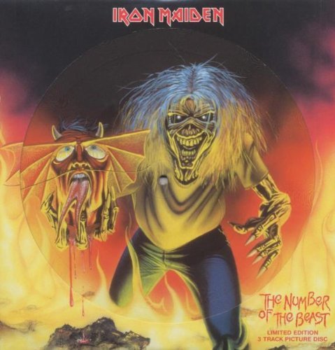 Iron Maiden/Number Of The Beast@Import-Fra@12 Inch Single/Picture