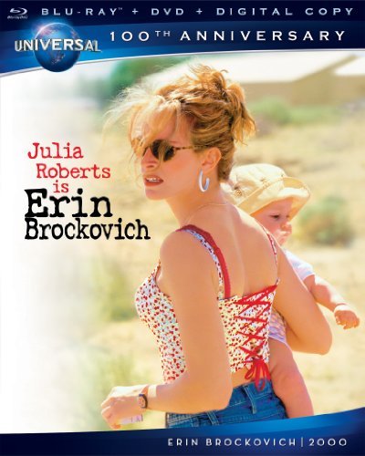 Erin Brockovich/Roberts/Finney/Eckhart@Blu-Ray/Ws/100th Anniv. Ed.@Nr/Incl. Dvd/Dc