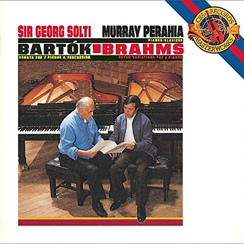 Bartok/Brahms/Sonatas For 2 Pianos & Percuss@Solti/Perahia (Pnos)